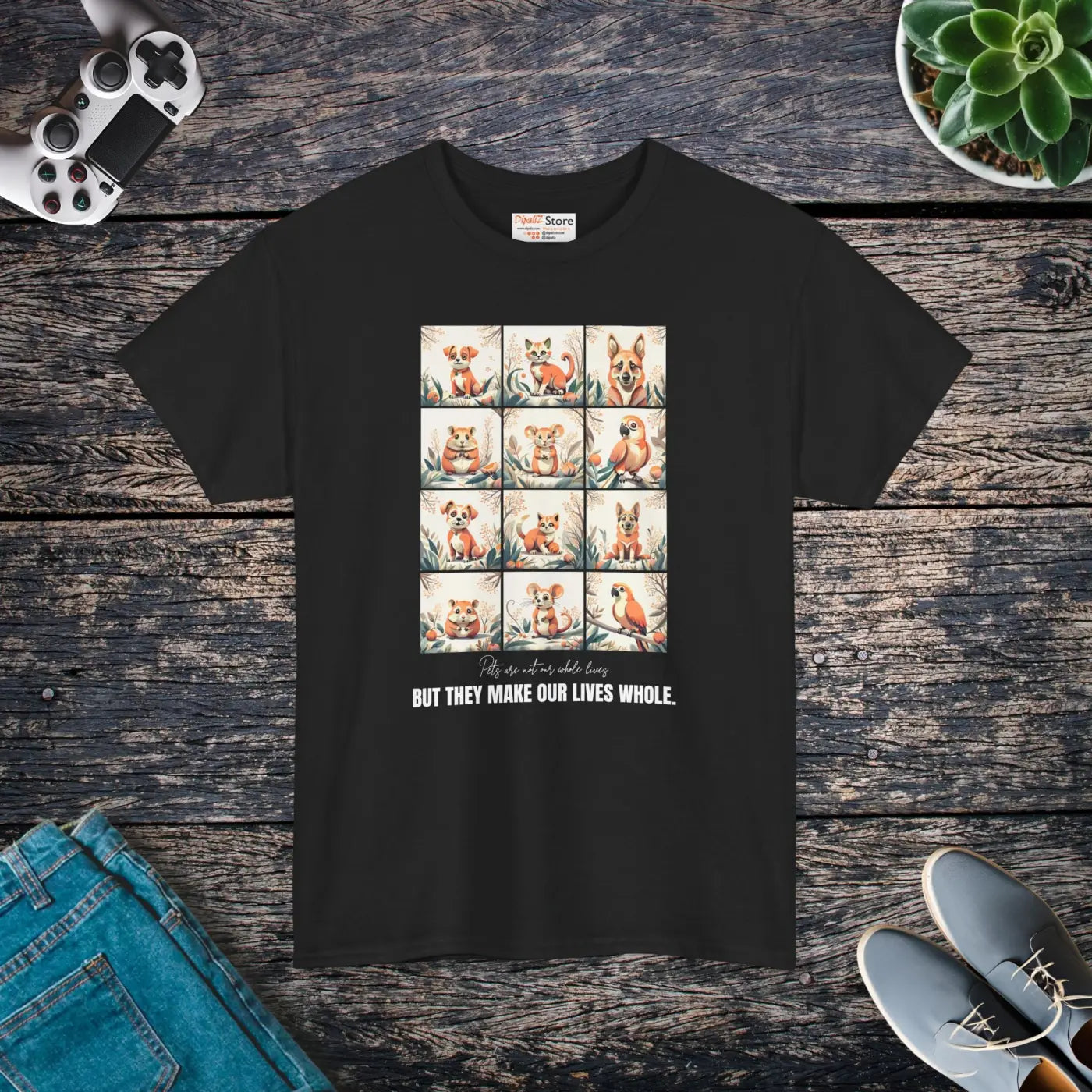 Vibrant Unisex Heavy Cotton Tee - Comfort and Style - DipaliZ
