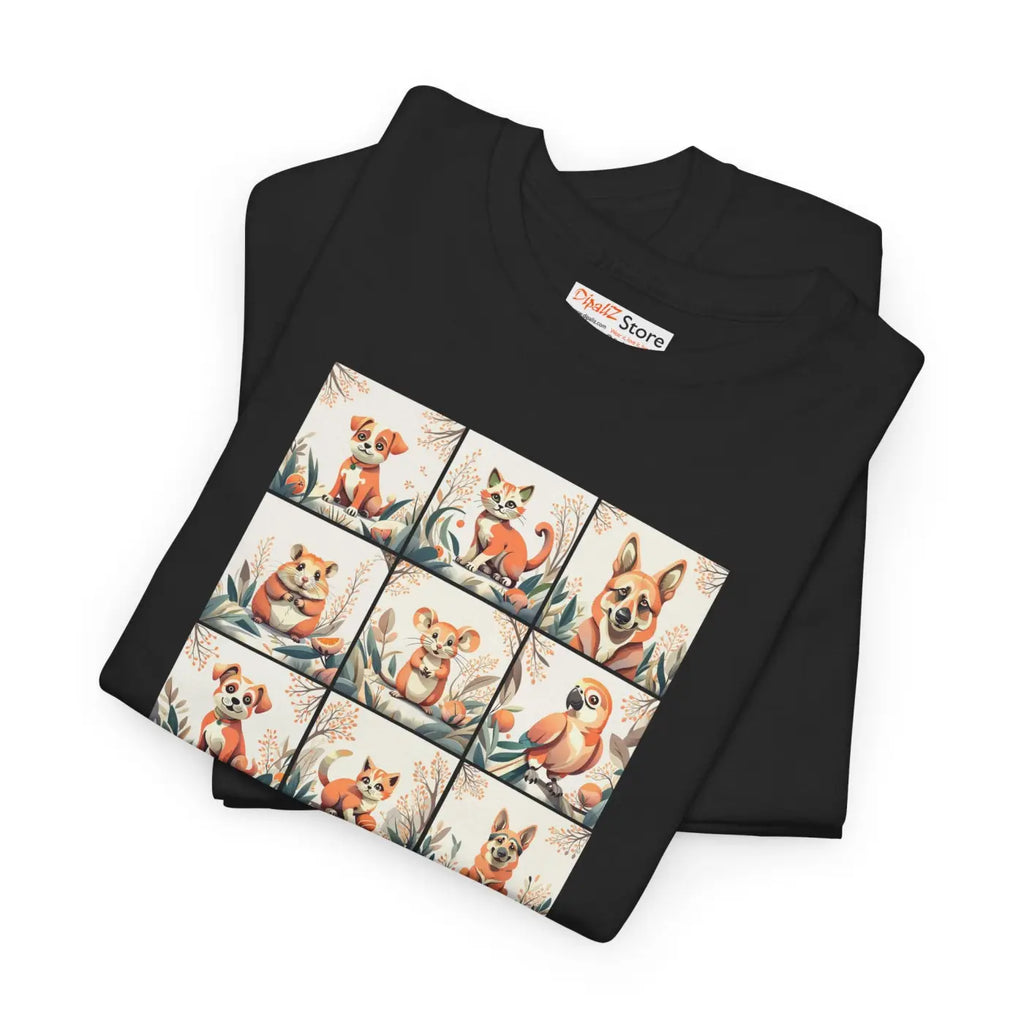 Vibrant Unisex Heavy Cotton Tee - Comfort and Style - DipaliZ