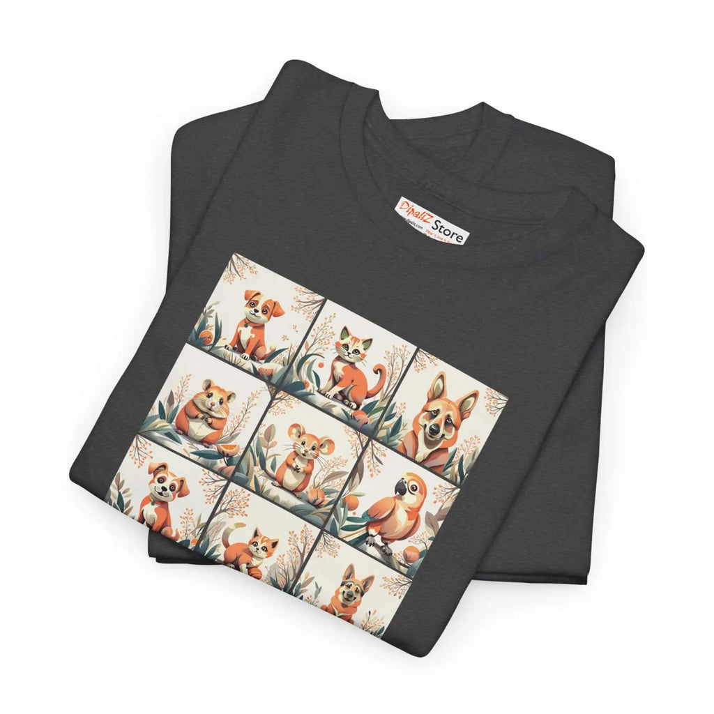 Vibrant Unisex Heavy Cotton Tee - Comfort and Style - DipaliZ