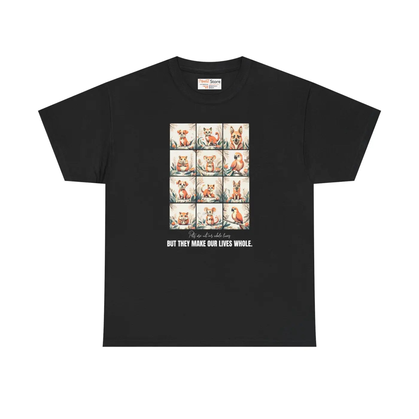 Vibrant Unisex Heavy Cotton Tee - Comfort and Style - DipaliZ