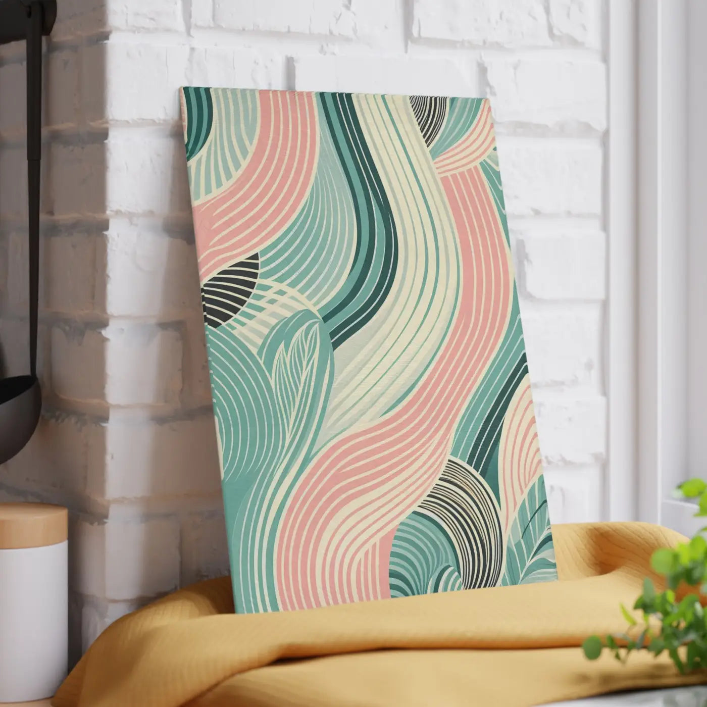 Artistic Waves Glass Cutting Board - Kitchen Décor - DipaliZ