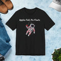 Astronaut With Red Apple Short Sleeves Tee - Eco-Friendly - DipaliZ