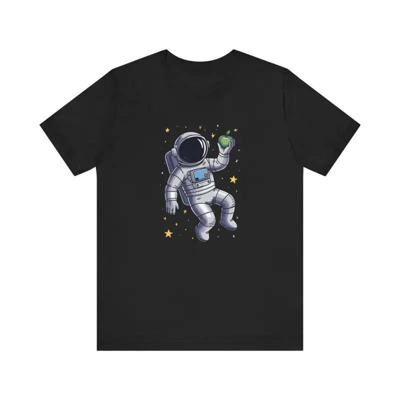 Space-Style Unisex Jersey Short Tee - Astronaut Design - DipaliZ
