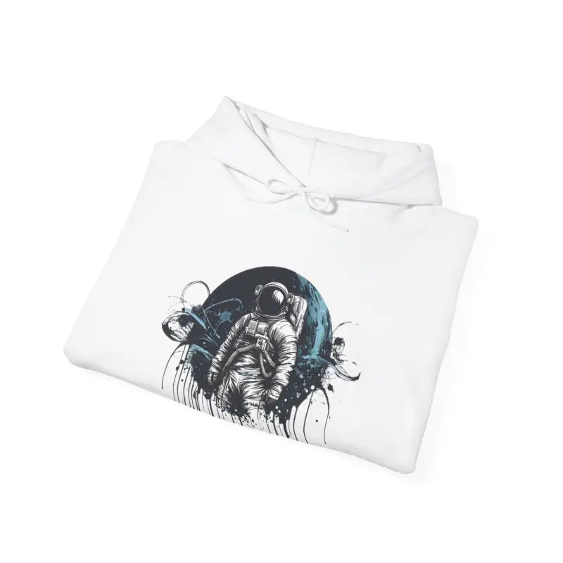 Astronaut In Space Hoodie - Cosmic Eco-Friendly Gift - DipaliZ