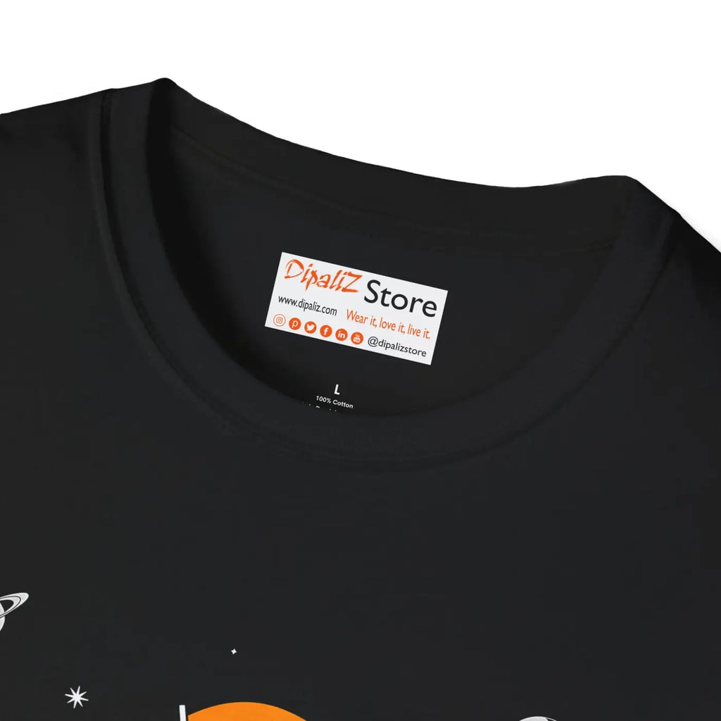 Moon Surface Astronaut Bitcoin Flag Unisex Tee - DipaliZ