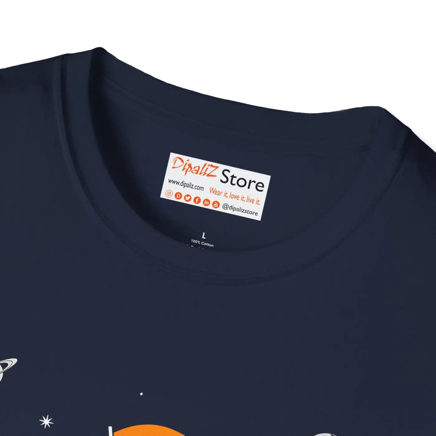 Moon Surface Astronaut Bitcoin Flag Unisex Tee - DipaliZ