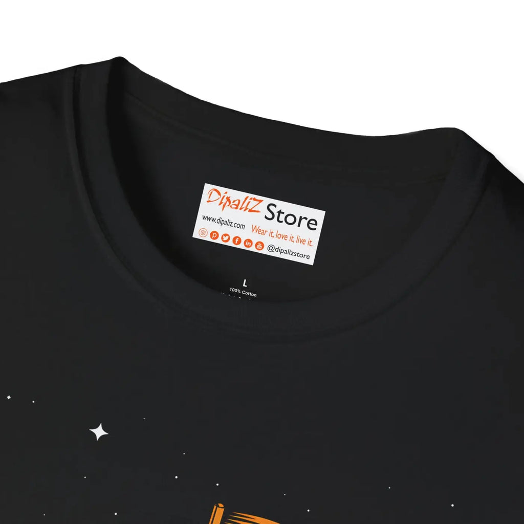 Bitcoin Flag Astronaut Softstyle Tee - Unisex Cotton - DipaliZ