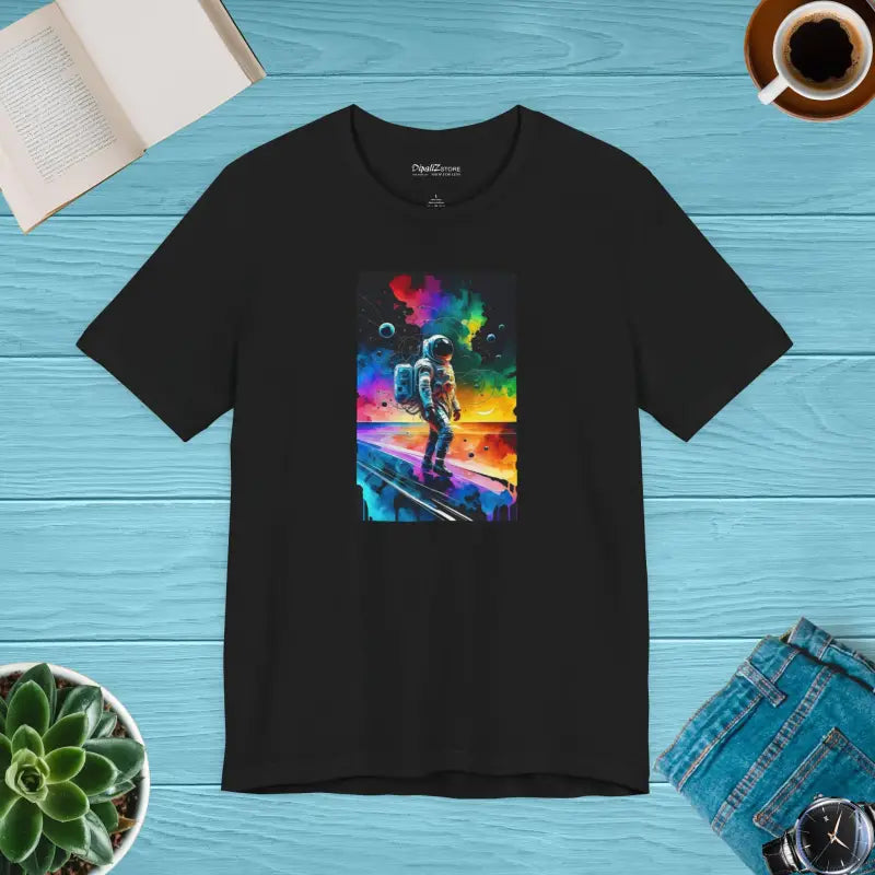 Astronaut Short Sleeve Tee - Unisex Cotton Comfort - DipaliZ