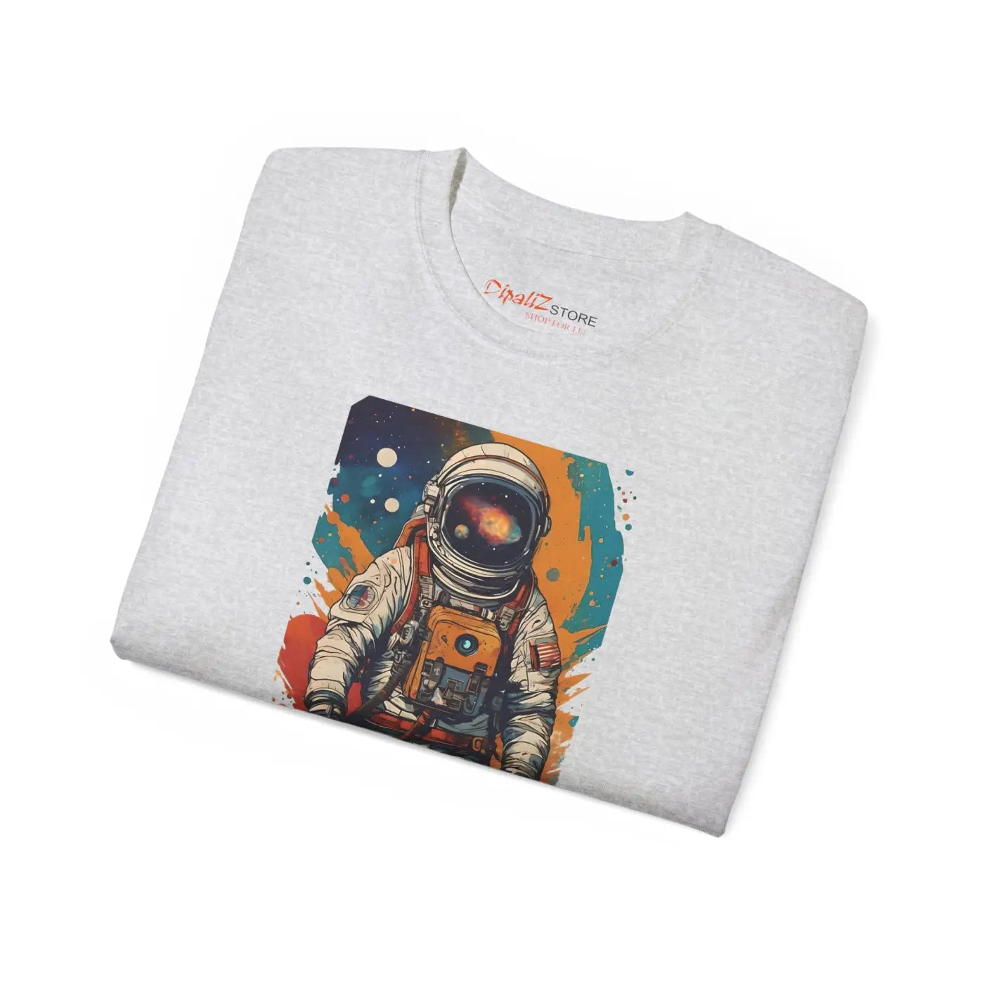 Astronaut T-Shirt - Vibrant Paint Splash Design - DipaliZ