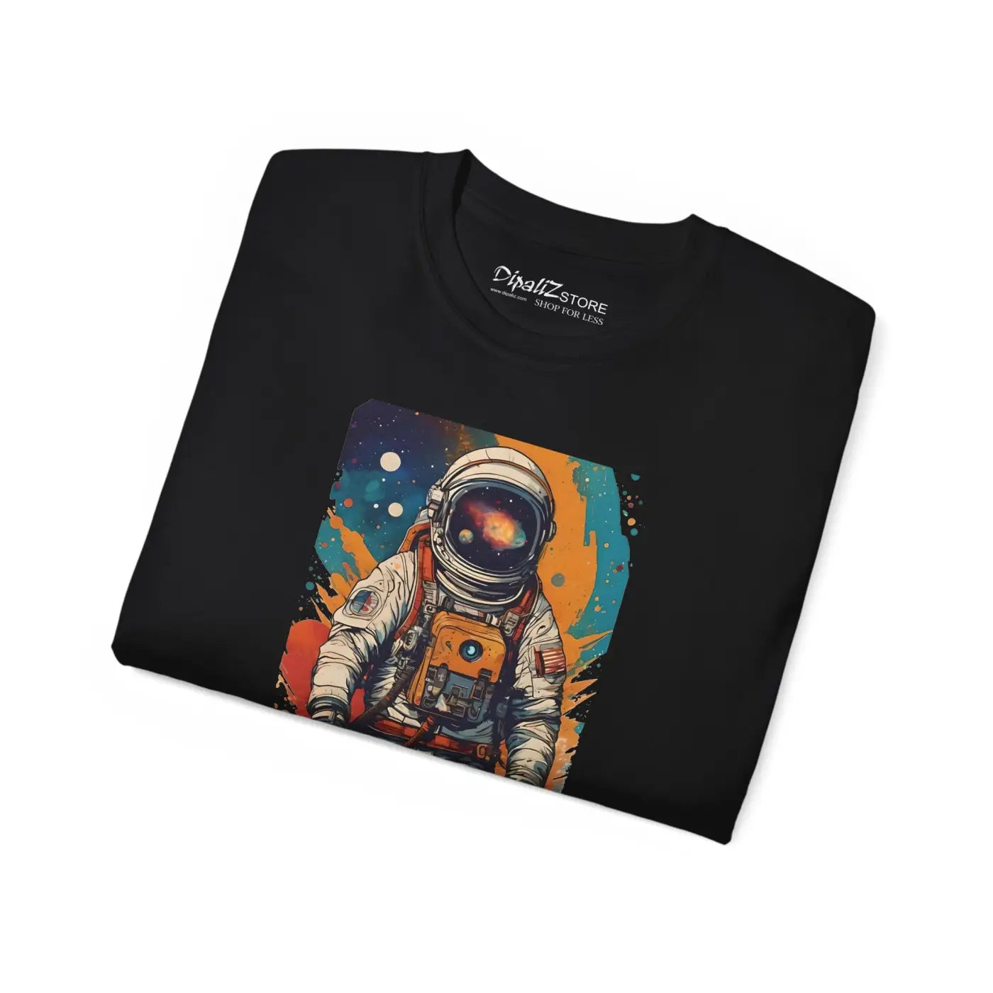 Astronaut T-Shirt - Vibrant Paint Splash Design - DipaliZ