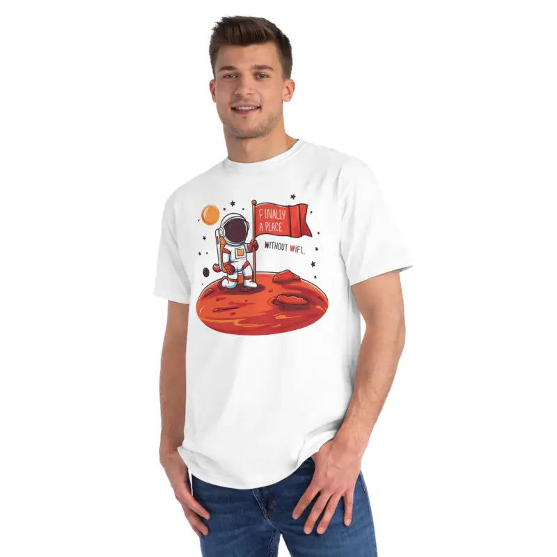 Sustainable Astronaut Tees - Space-Age Cozy Comfort - DipaliZ