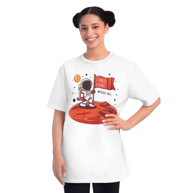 Sustainable Astronaut Tees - Space-Age Cozy Comfort - DipaliZ