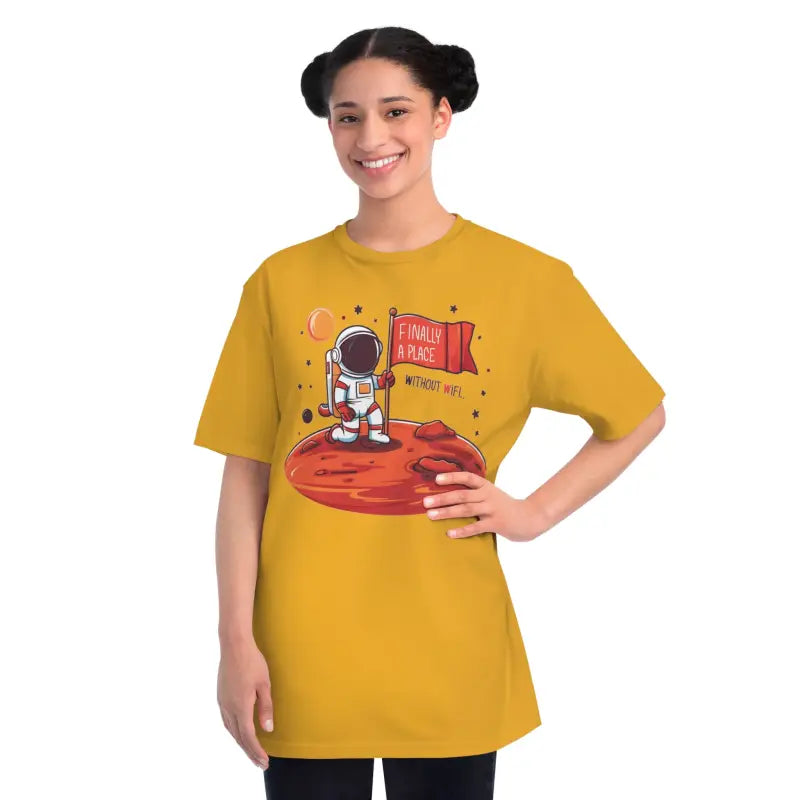 Sustainable Astronaut Tees - Space-Age Cozy Comfort - DipaliZ