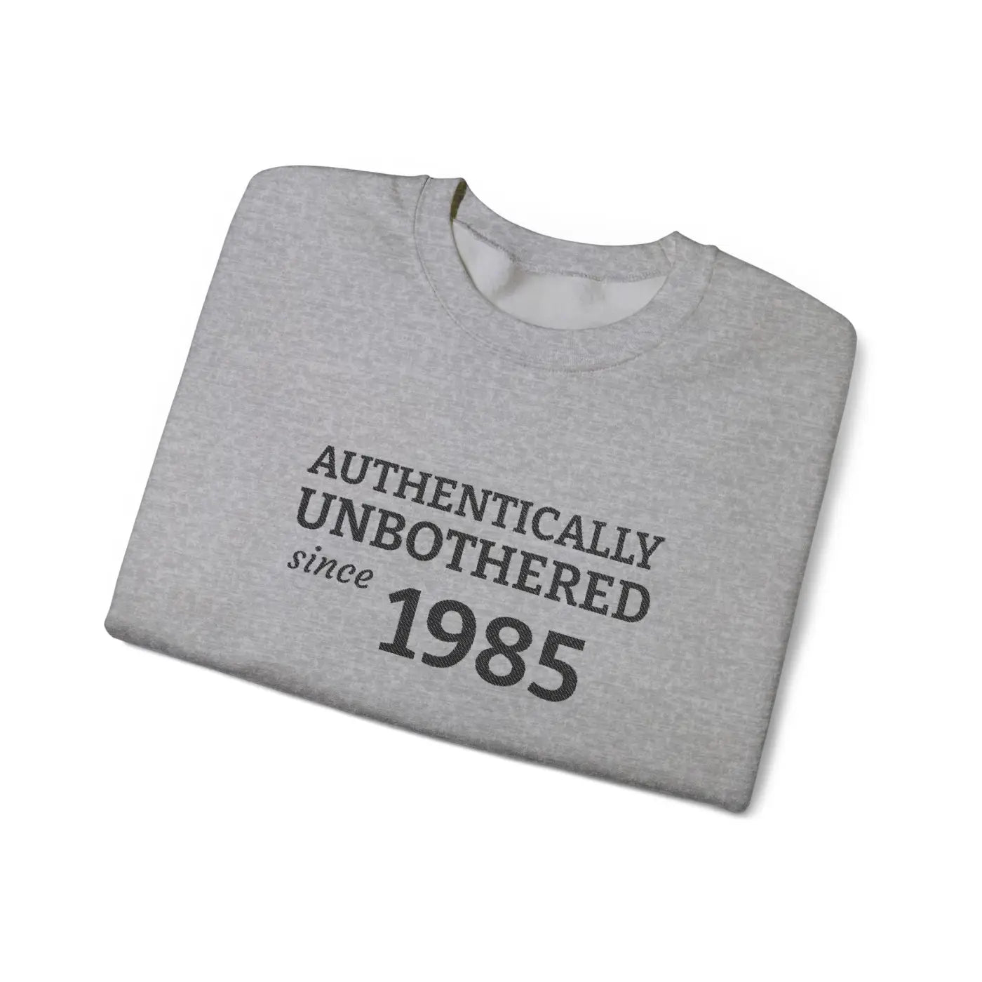 Authentically Unbothered Crewneck - Cotton-Poly Blend - DipaliZ