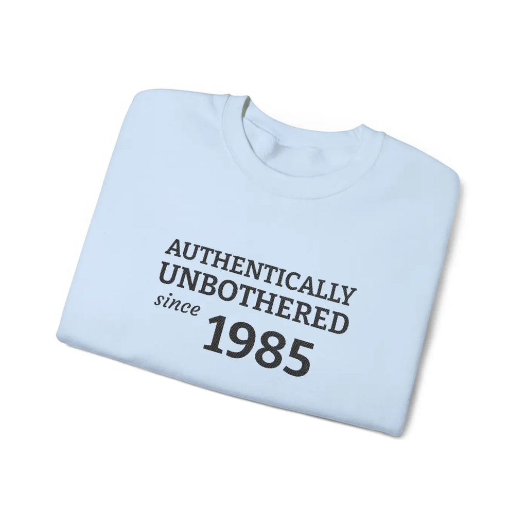 Authentically Unbothered Crewneck - Cotton-Poly Blend - DipaliZ