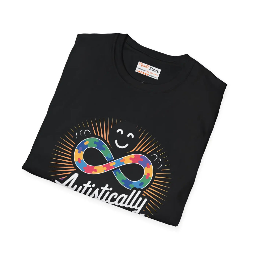 Autistically Awesome Unisex Softstyle Tee - Comfort Fit - DipaliZ