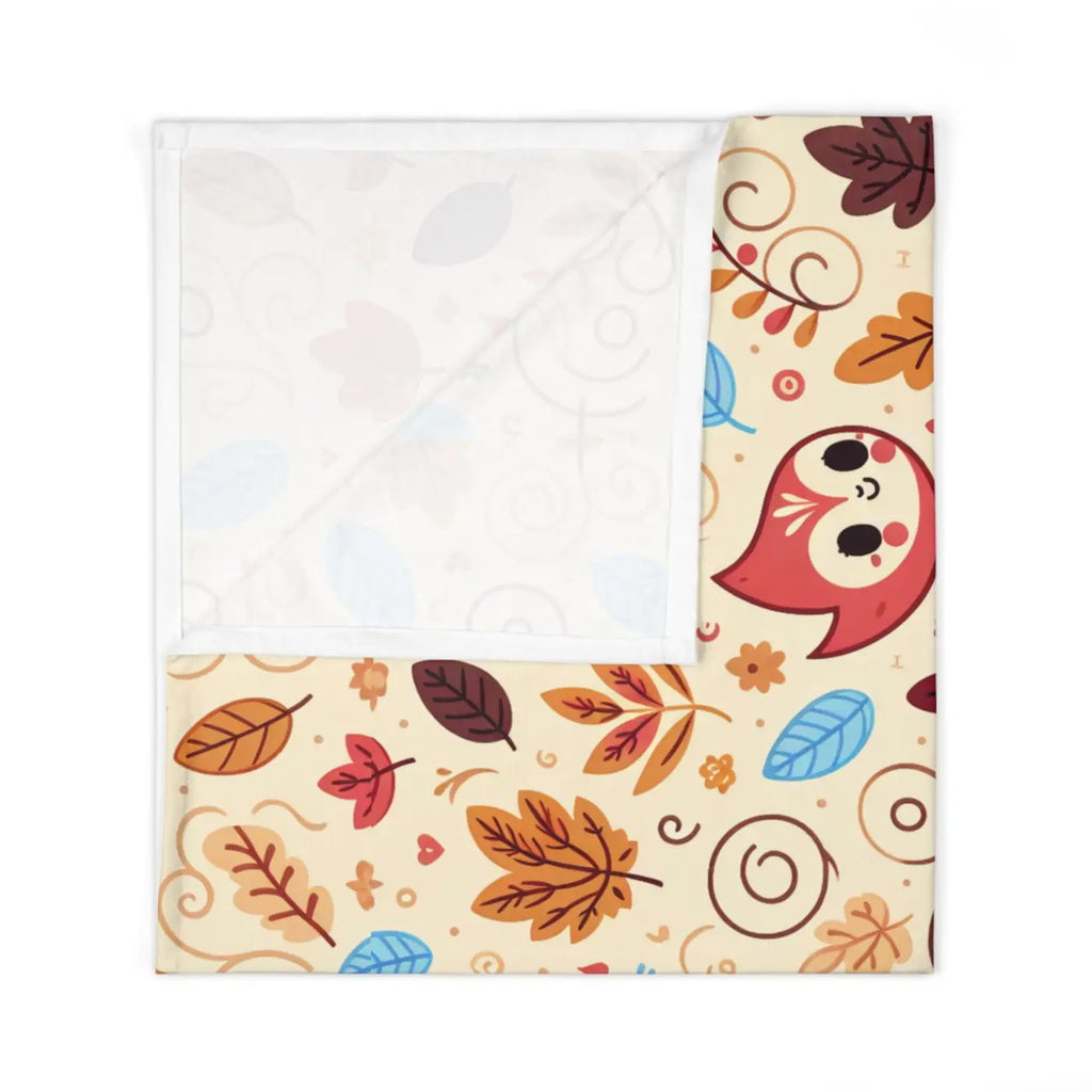 Autumn Leaves Baby Swaddle Blanket - Cozy Fall Comfort - DipaliZ