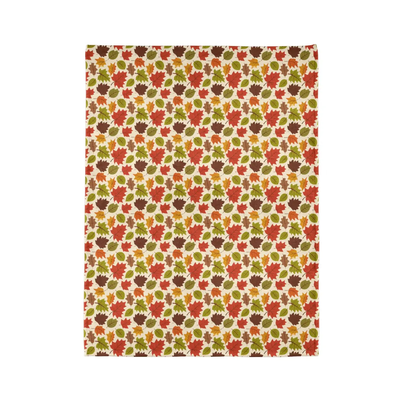 Cozy Minky Blanket - Autumn Leaves Design - DipaliZ