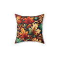 Vibrant Autumn Leaves Polyester Pillows - Double-Sided Print - DipaliZ