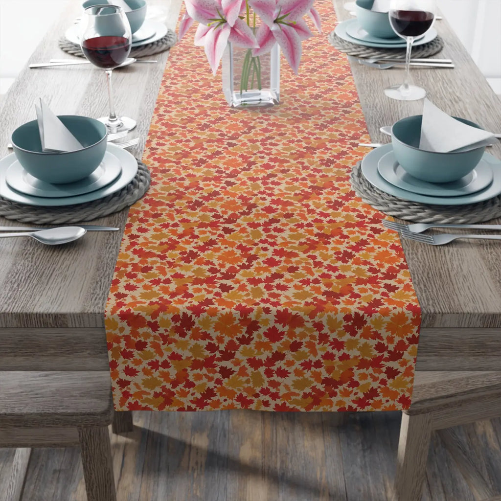 Floral Twill Table Runner - Dusty Rose Cottage Charm - DipaliZ
