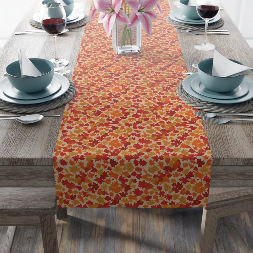 Floral Twill Table Runner - Dusty Rose Cottage Charm - DipaliZ