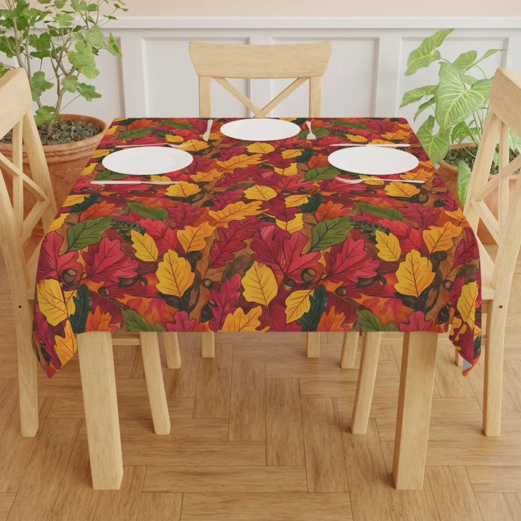 Premium Quality Autumn Tablecloth - Fall Tablescape - DipaliZ