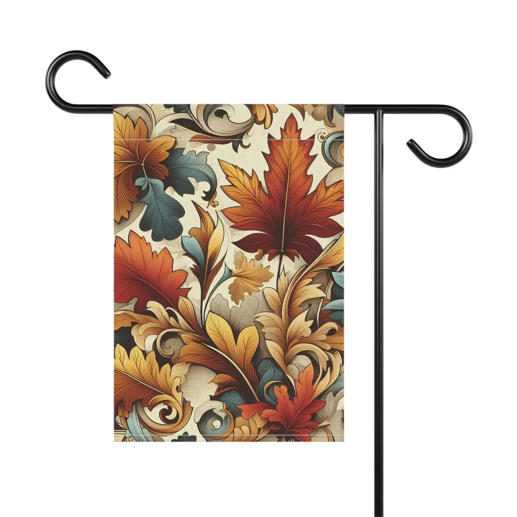 Autumn Leaves House Banner - Durable Poly Poplin-Canvas - DipaliZ