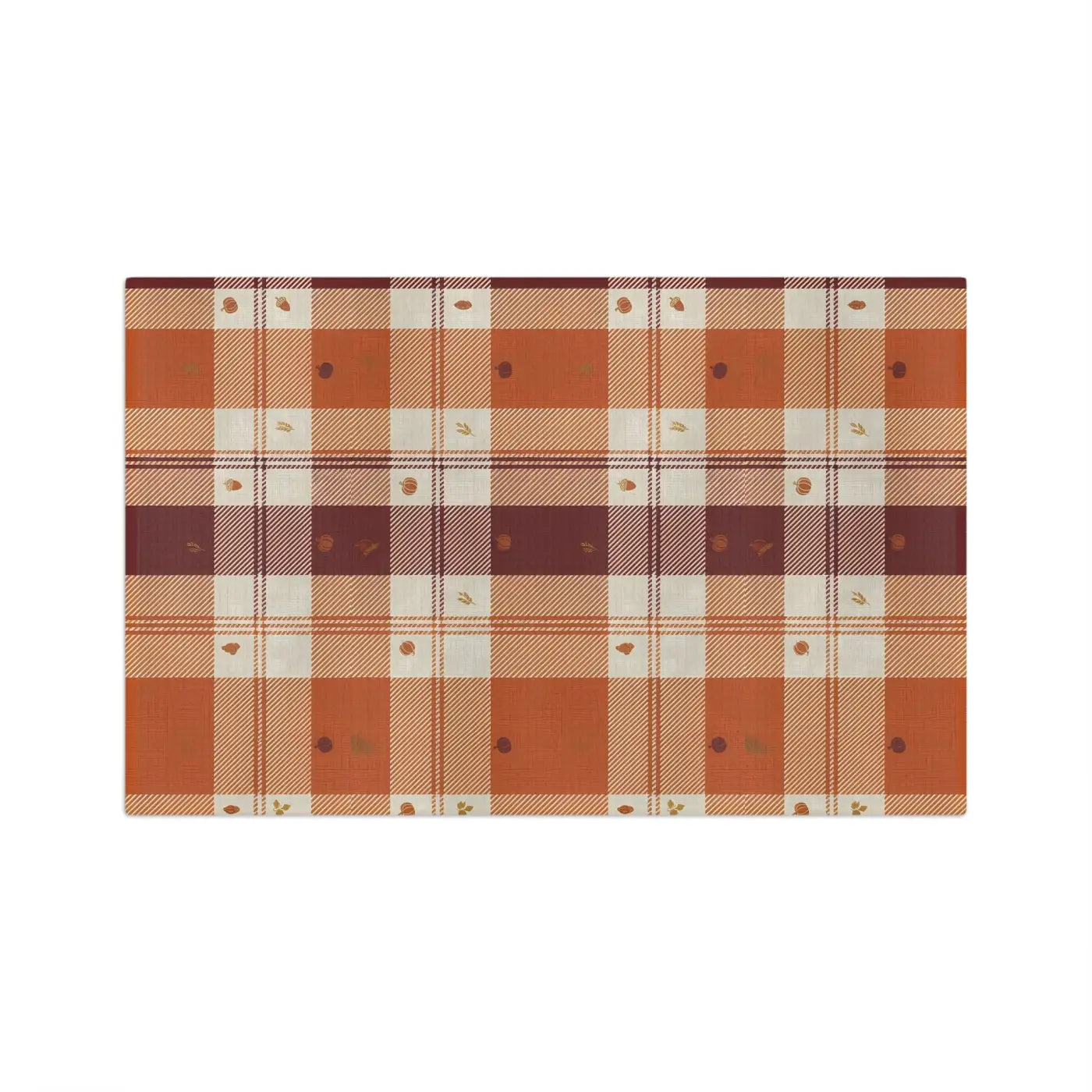Autumn Plaid Microfiber Tea Towel - Quick-Dry Performance - DipaliZ