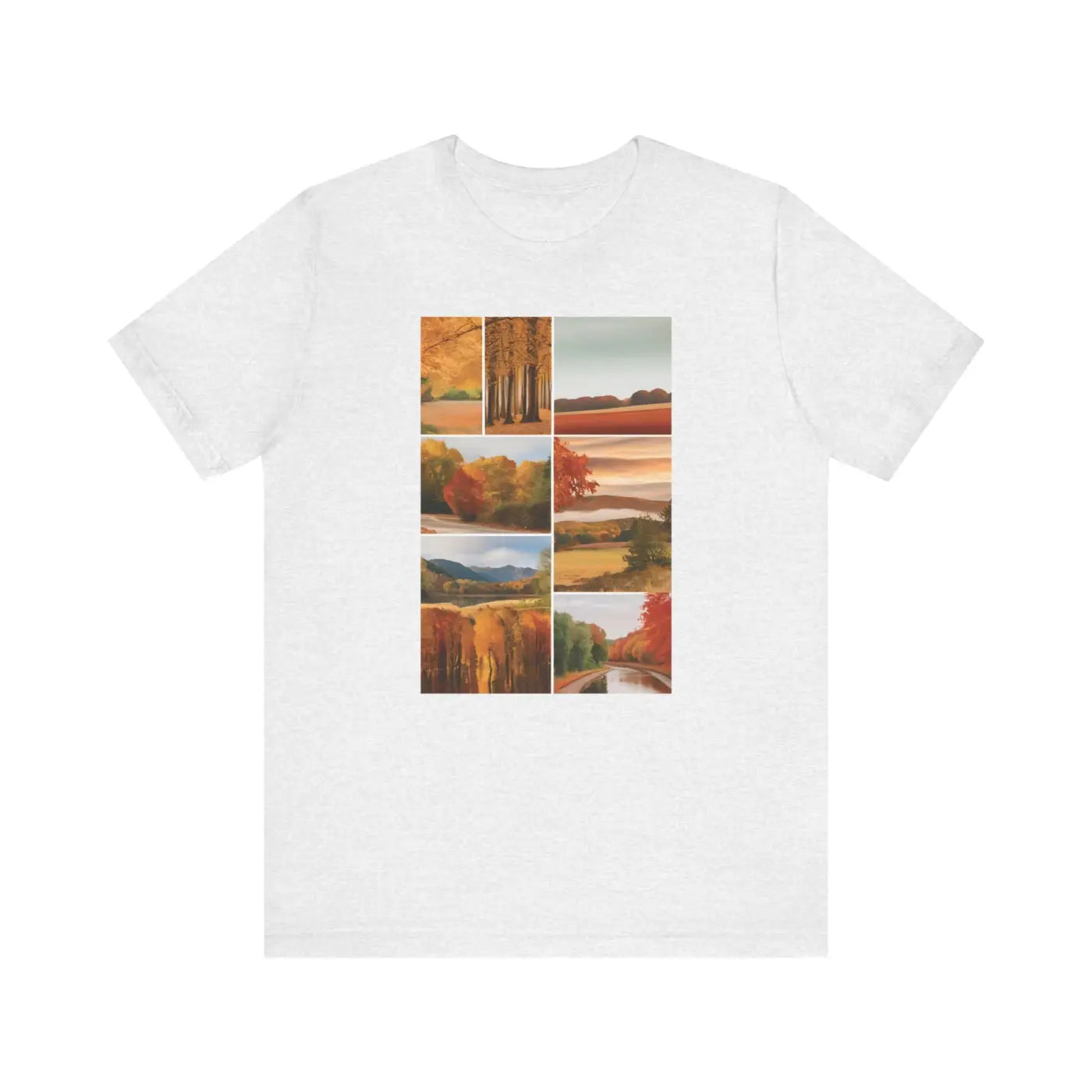 Autumn Scenery Unisex Jersey Short Sleeve Tee - Fall Vibes - DipaliZ
