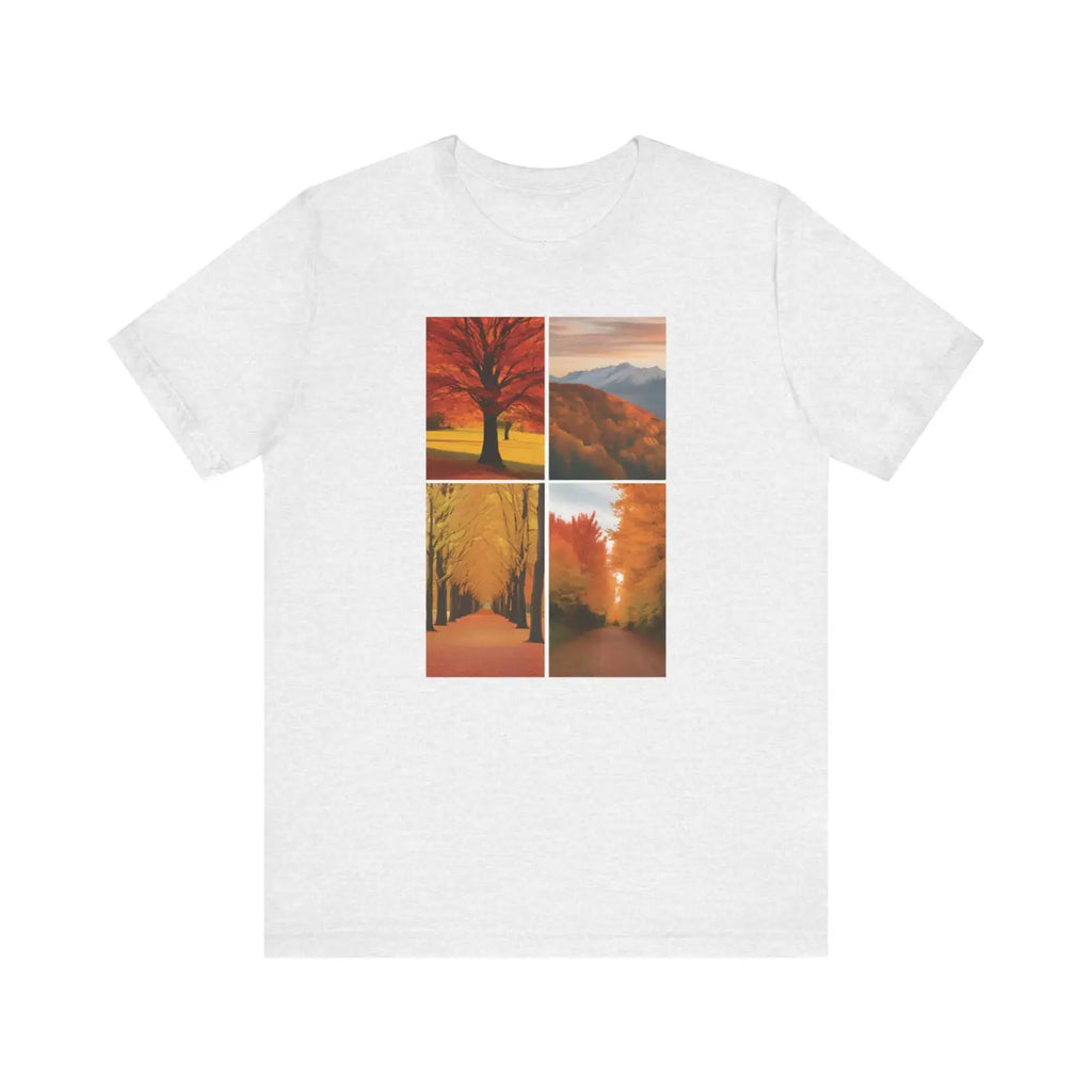 Autumn Vibes Unisex Jersey Short Sleeve Tee - Fall Comfort - DipaliZ