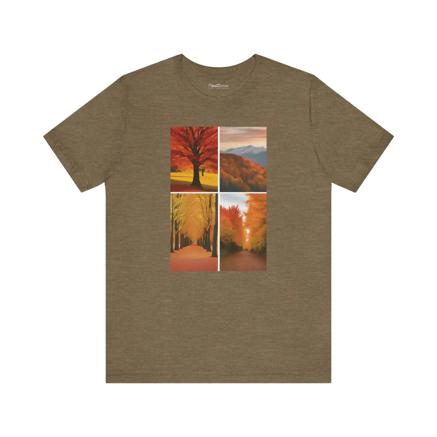 Autumn Vibes Unisex Jersey Short Sleeve Tee - Fall Comfort - DipaliZ