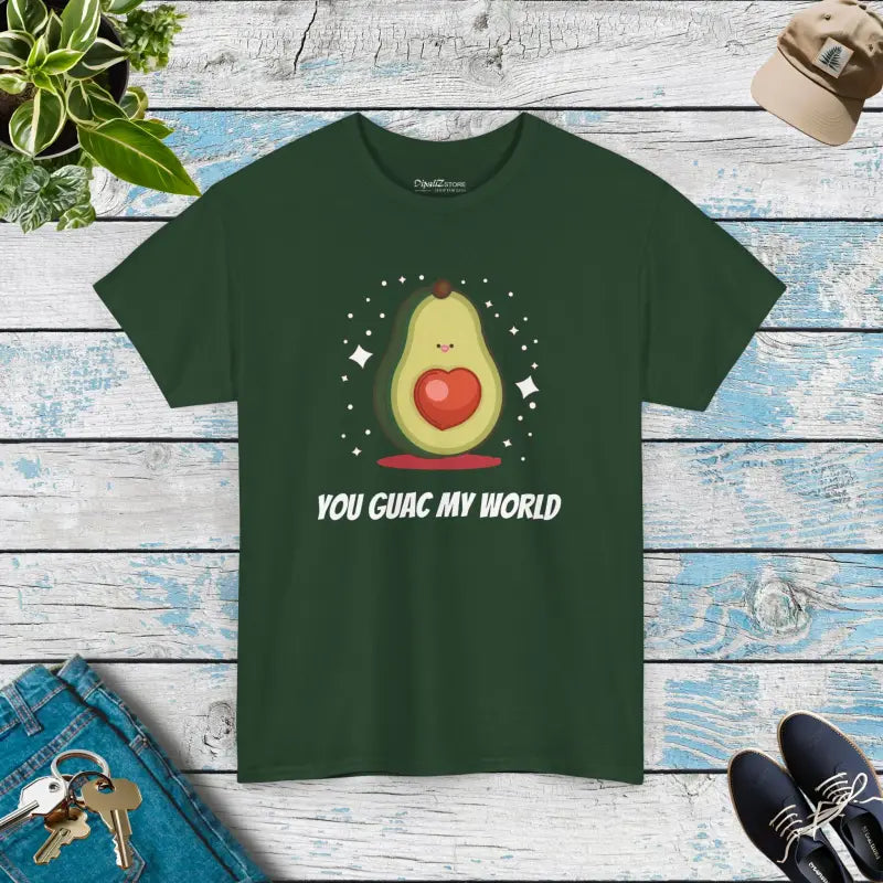 Heavy Cotton Avocado Tee - Ultimate Comfort Style - DipaliZ