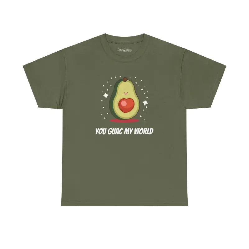 Heavy Cotton Avocado Tee - Ultimate Comfort Style - DipaliZ
