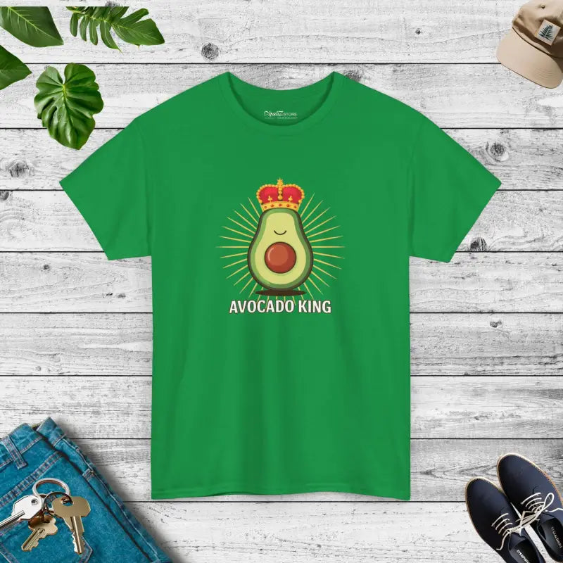 Avocado Heavy Cotton Tee - Vibrant Prints Unisex - DipaliZ