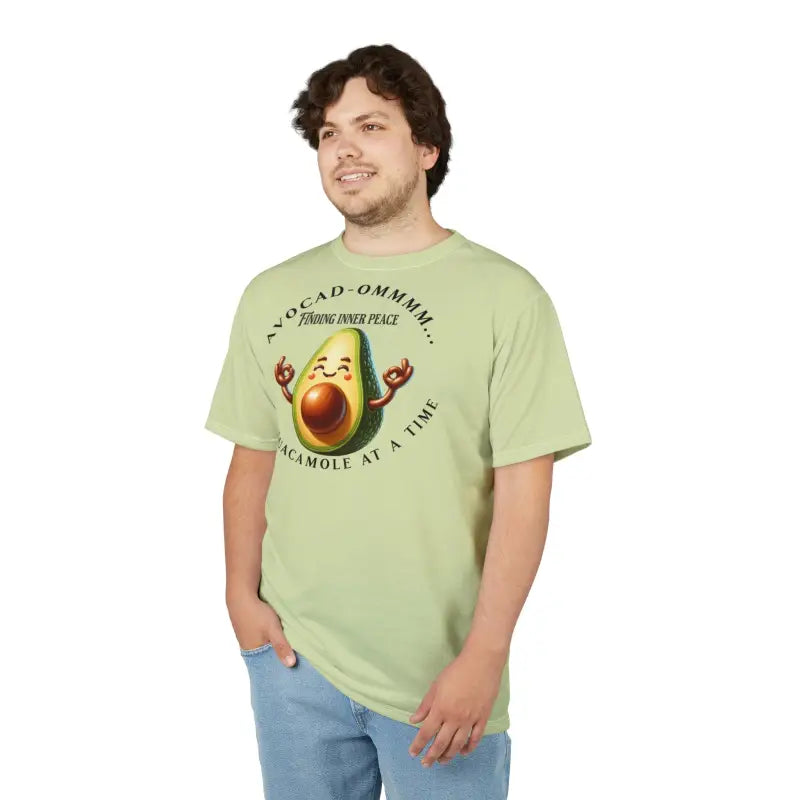 Avocado Om Unisex Tee - Eco-Friendly Comfort Style - DipaliZ