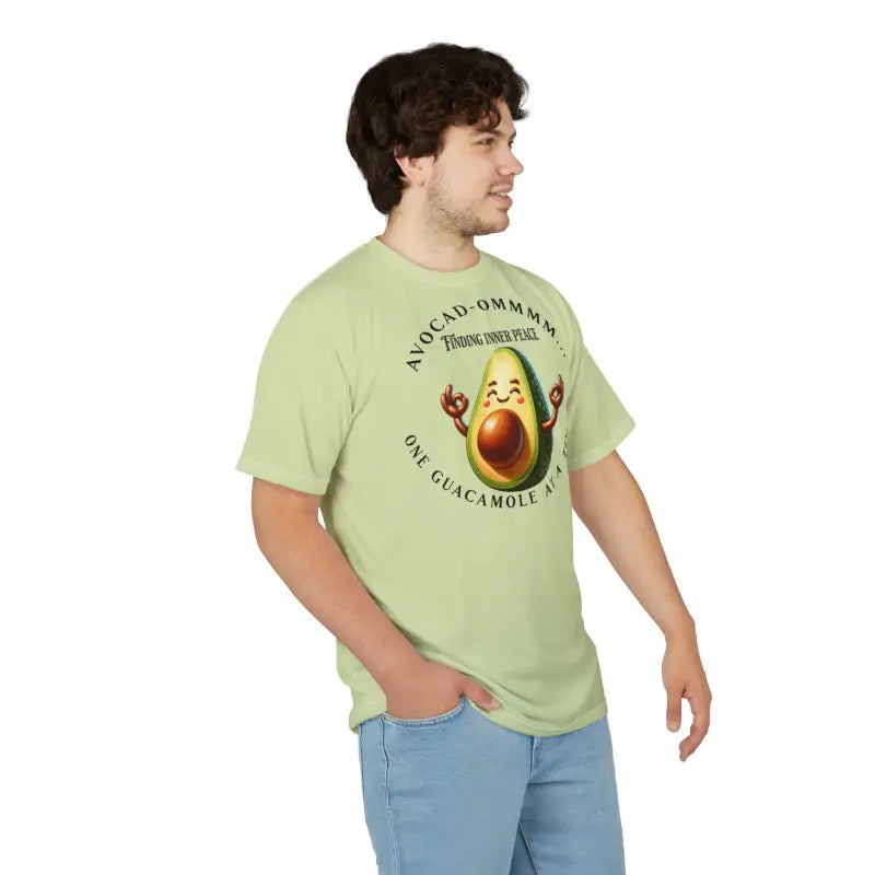 Avocado Om Unisex Tee - Eco-Friendly Comfort Style - DipaliZ