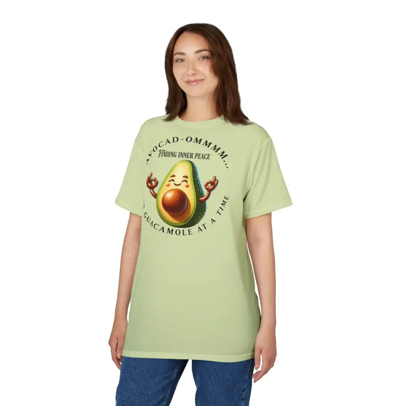 Avocado Om Unisex Tee - Eco-Friendly Comfort Style - DipaliZ