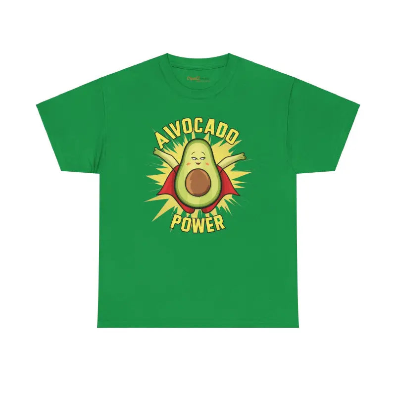 Avocado Power T-Shirt - Eco-Friendly Unisex Cotton Tee - DipaliZ