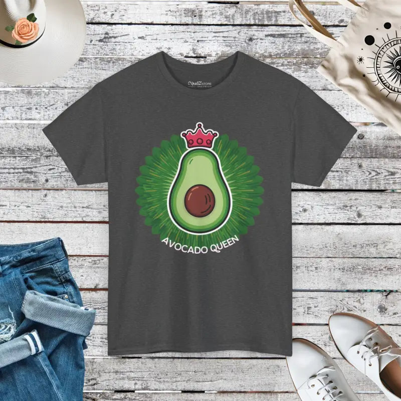 Heavy Cotton Avocado Tee - Guac nRoll Style - DipaliZ