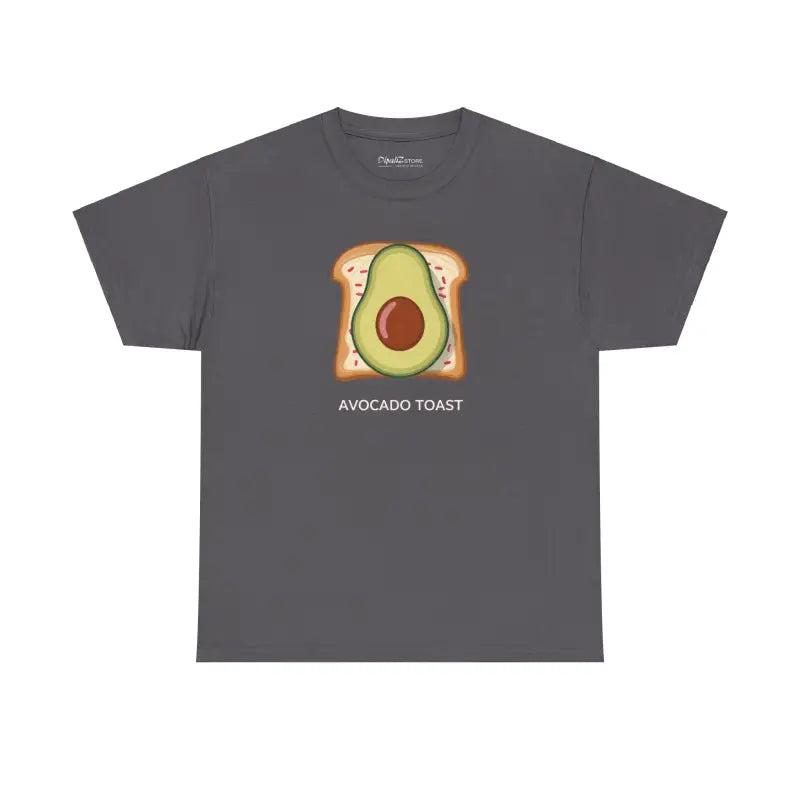 Avocado Toast Heavy Cotton Tee - Vibrant Print Design - DipaliZ