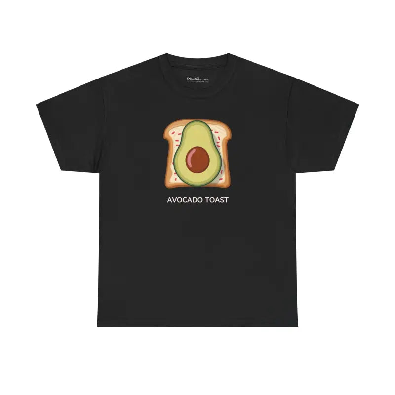 Avocado Toast Heavy Cotton Tee - Vibrant Print Design - DipaliZ