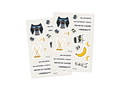 CalebCity “Cashmeirga?!” Sticker Sheet – 24-Piece Meme Decal Set (5x7")