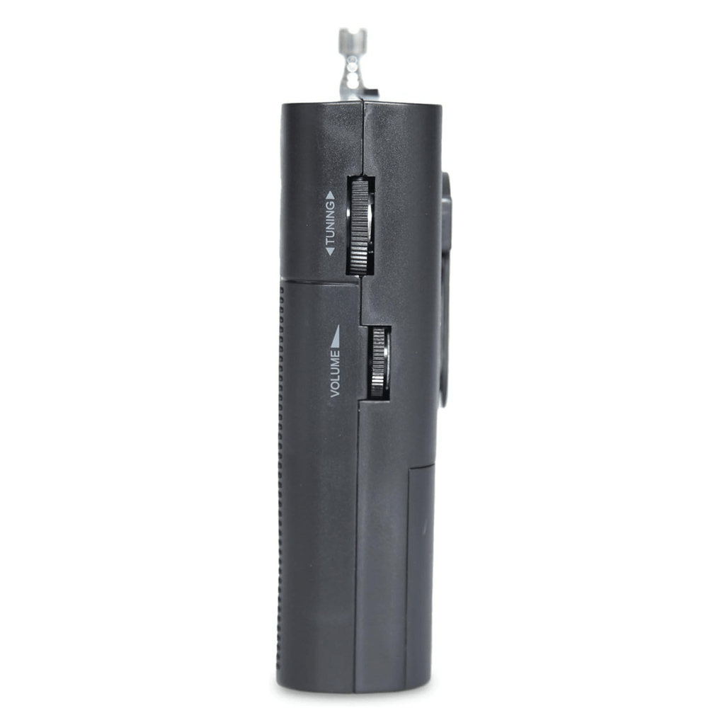 Emerson Portable AMFM Radio with Built-In Speaker and Easy Removable Belt Clip
