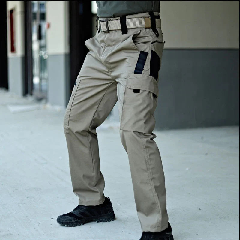 Men’s Tactical Cargo Work Pants – Multi-Pocket Waterproof Outdoor Pants for Hiking, Workwear, and Adventure