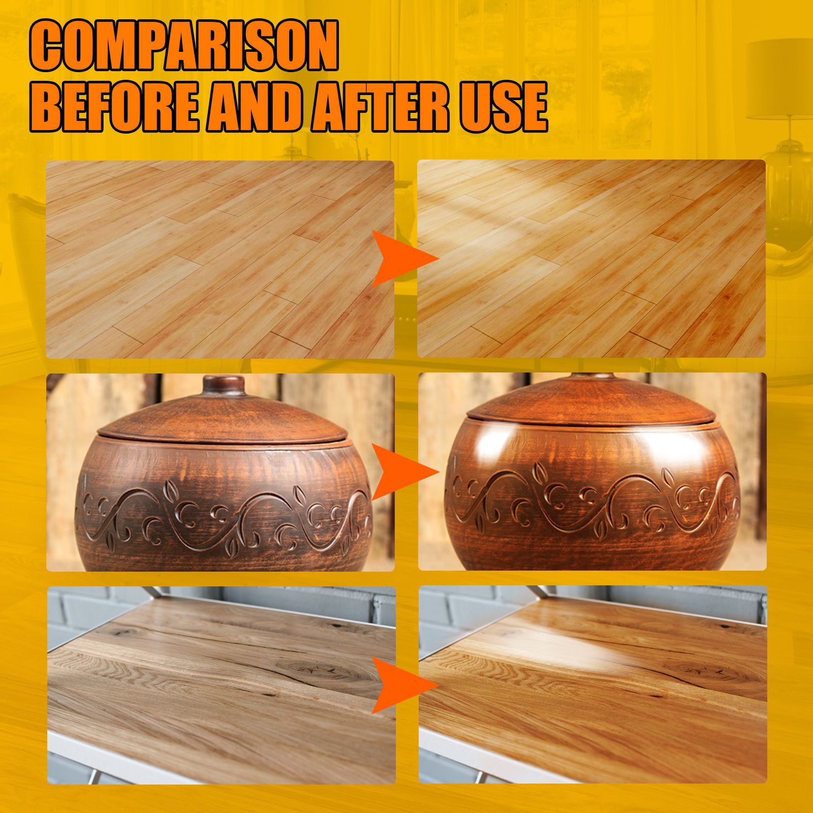 Furniture Waterproof Brightening Care Polishing Beeswax