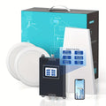 INVCALL Cell Phone Signal Booster For Large Office House With 2 Indoor Antennas, Cell Booster For 5G/4G LTE 3G, Up To 8, 000 Sq Ft, All U.S. Carriers, Band 2/4/5/12/13/17/25 FCC Approved