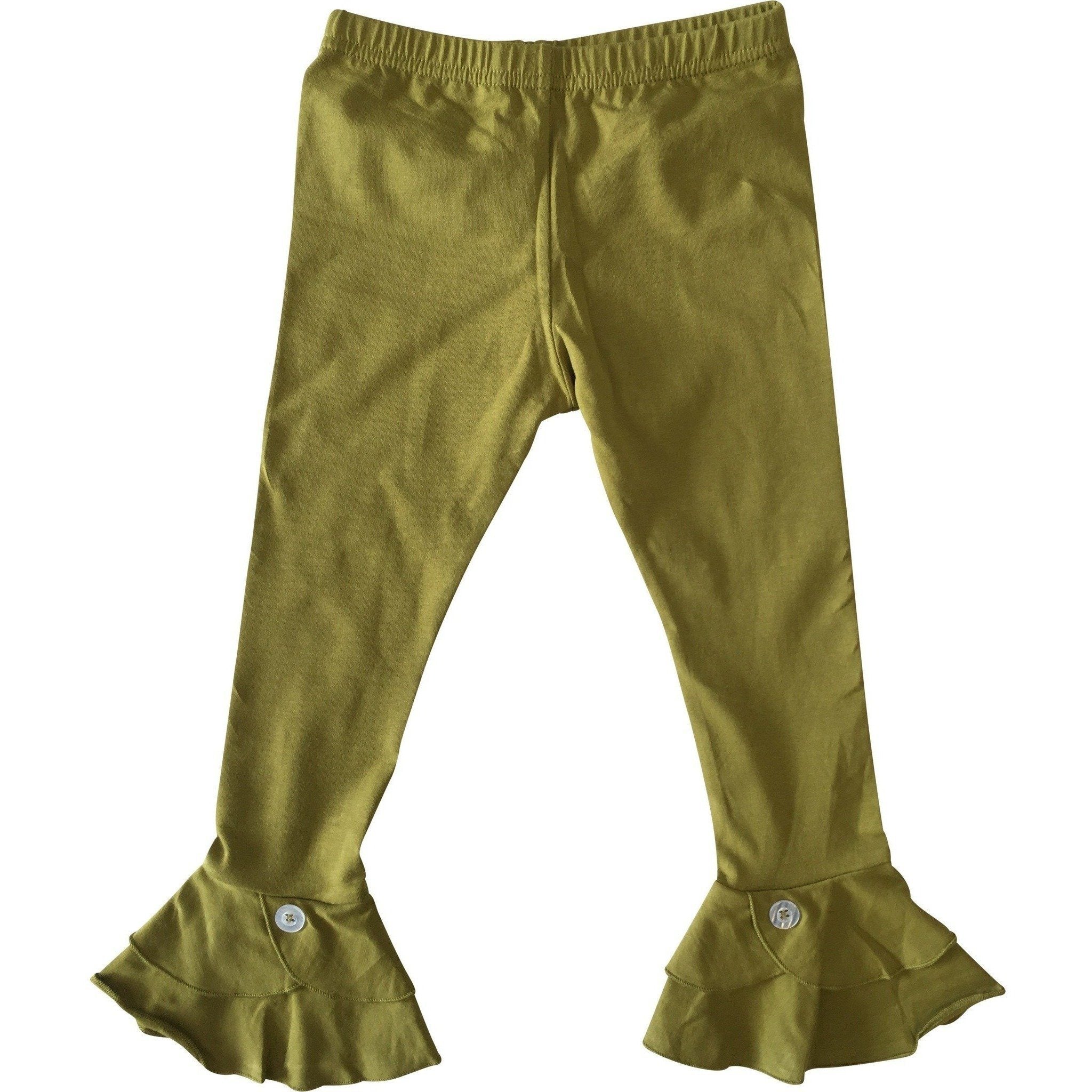Button Flare Pants