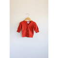Buttery Soft Red Baby Grandpa Cardigan