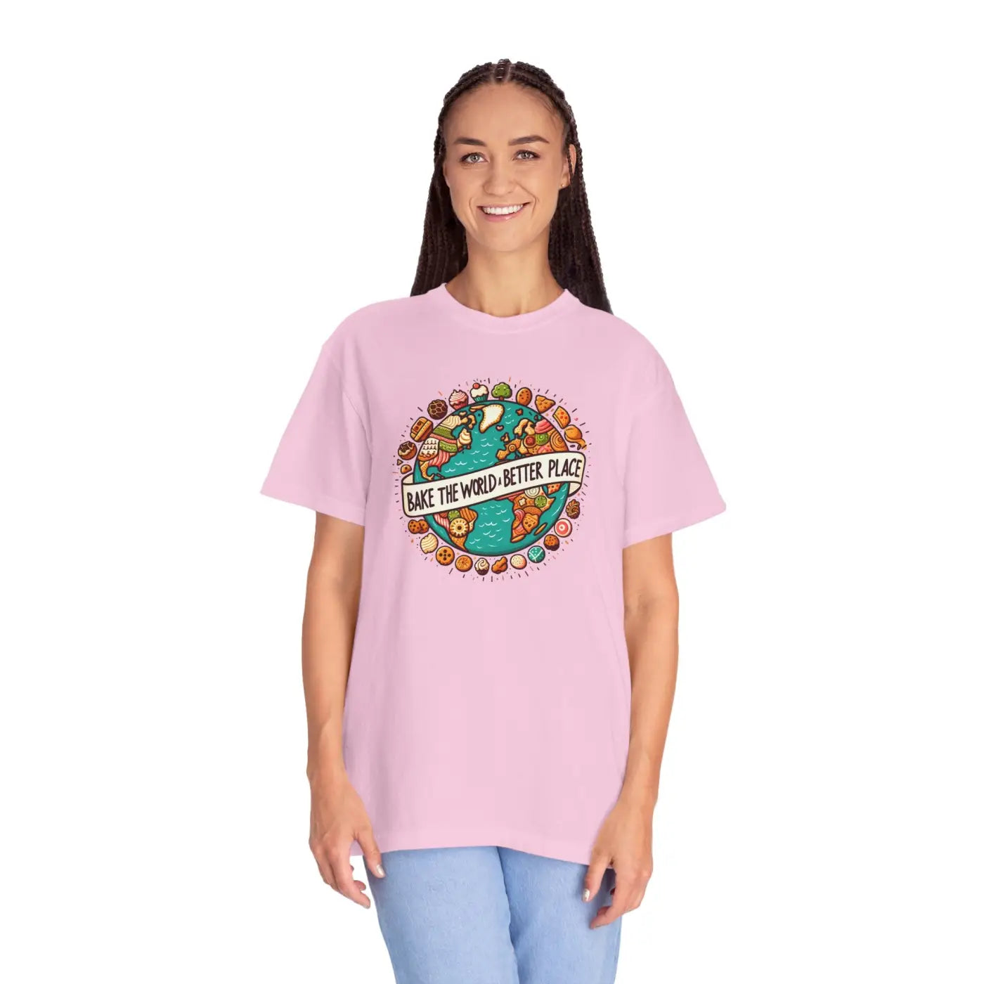 Earth Day Apparel Garment-Dyed Tee - Eco Casual Wear - DipaliZ