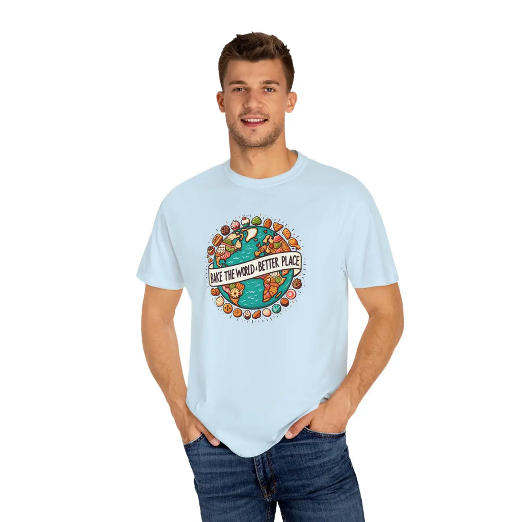 Earth Day Apparel Garment-Dyed Tee - Eco Casual Wear - DipaliZ